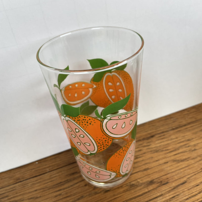 Vintage glaasje sinaasappels