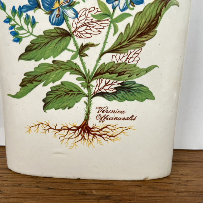 Groot vintage radiatorbakje blauwe bloem