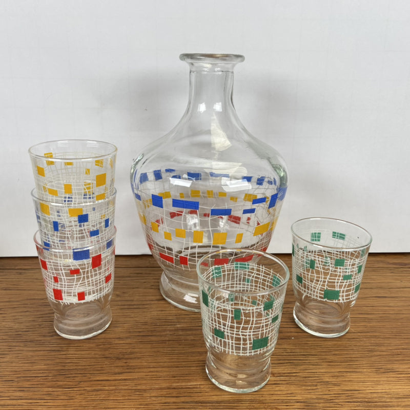 Vintage borrelset