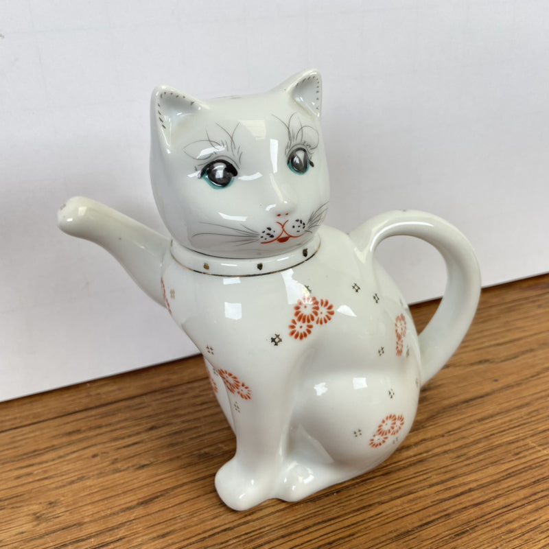 Vintage theepot kat