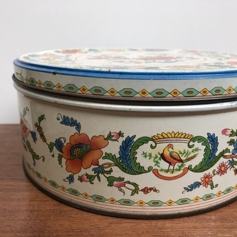 Vintage rond blik