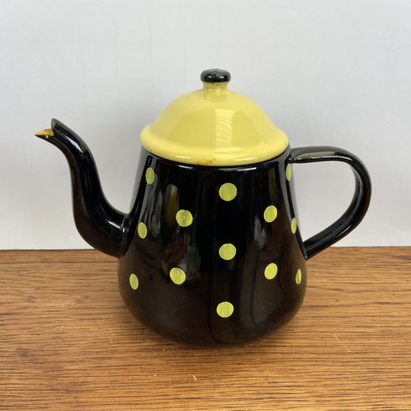 Vintage emaille theepot