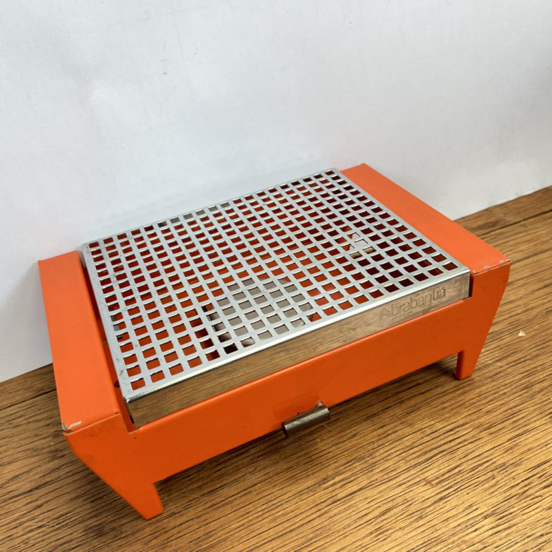 Vintage oranje rechaud