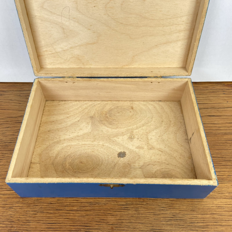 Houten opberg doosje