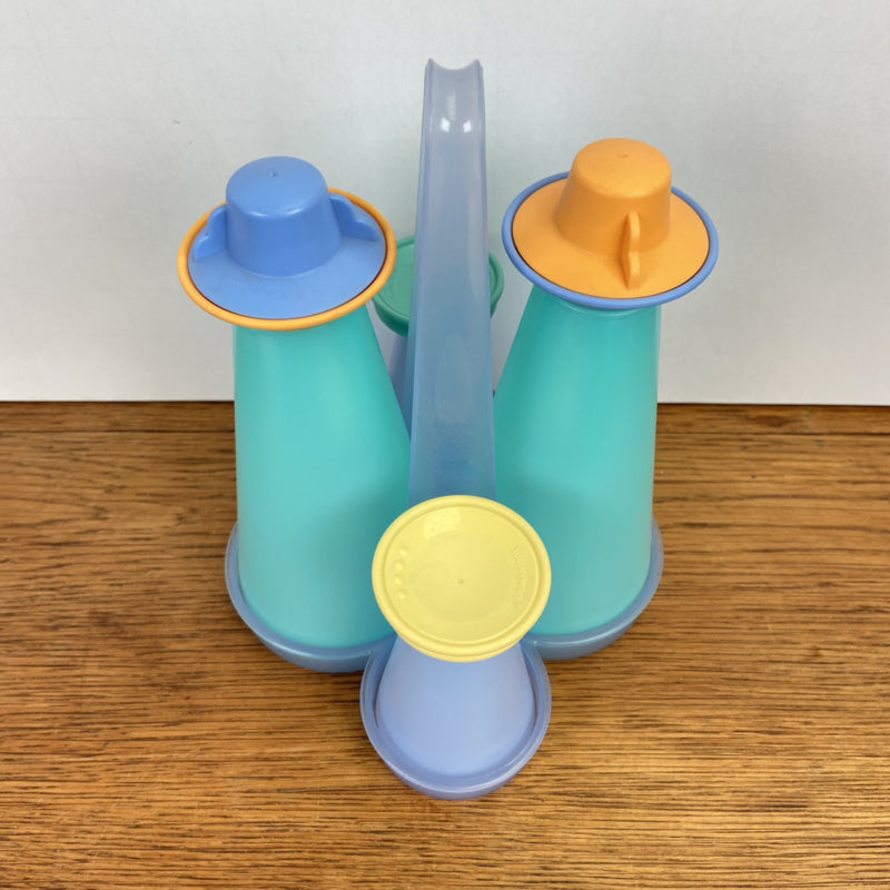 Tupperware tafelset olie azijn peper en zout