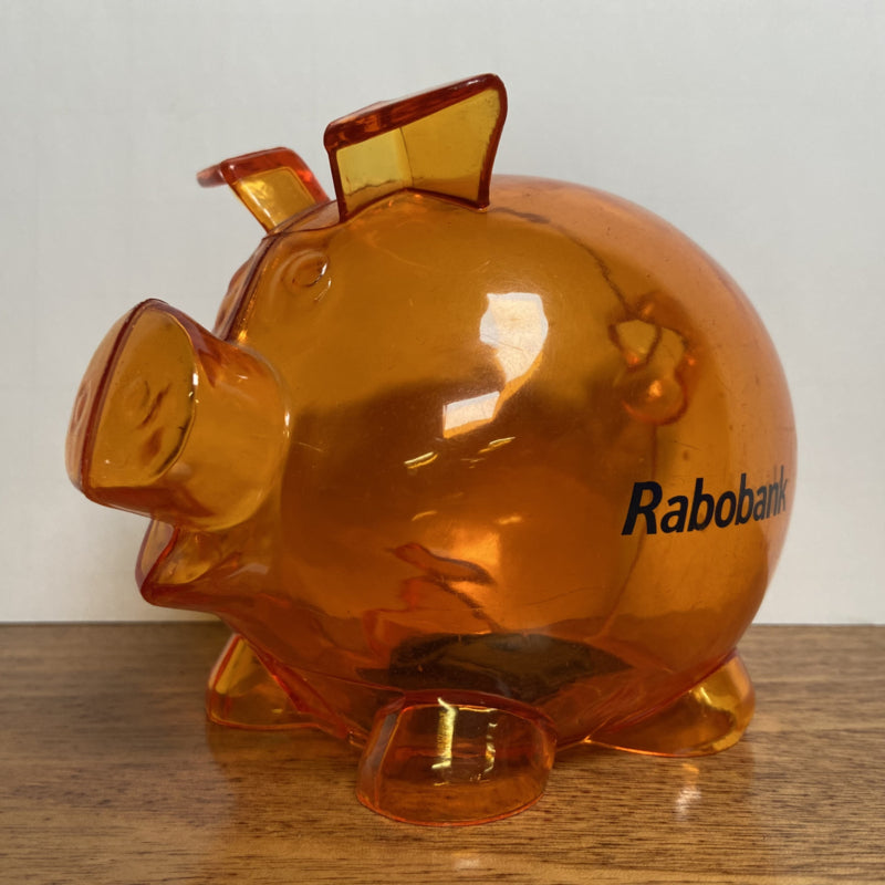 Oranje spaarvarken Rabobank