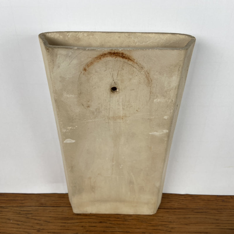 Groot vintage radiatorbakje blauwe bloem