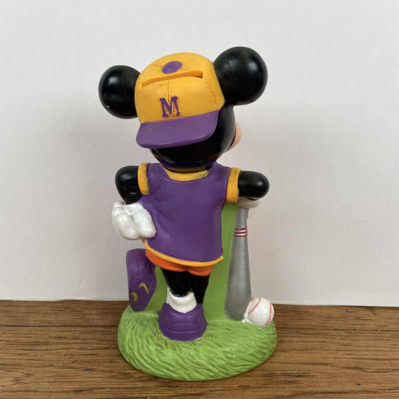 Vintage spaarpot Mickey Mouse sport