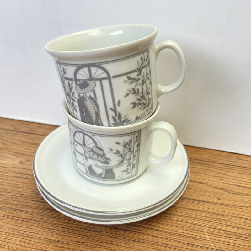 Set kop en schotels Douwe Egberts Monaco