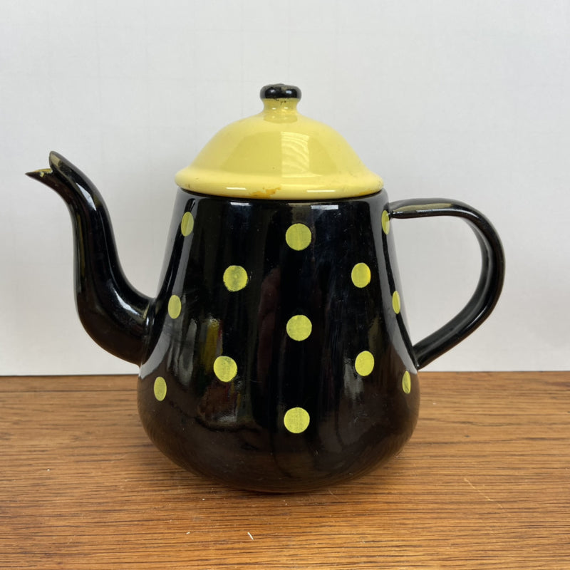 Vintage emaille theepot