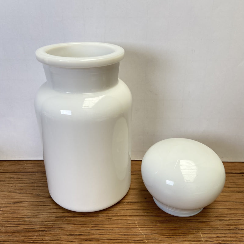 Vintage witte apothekerspot