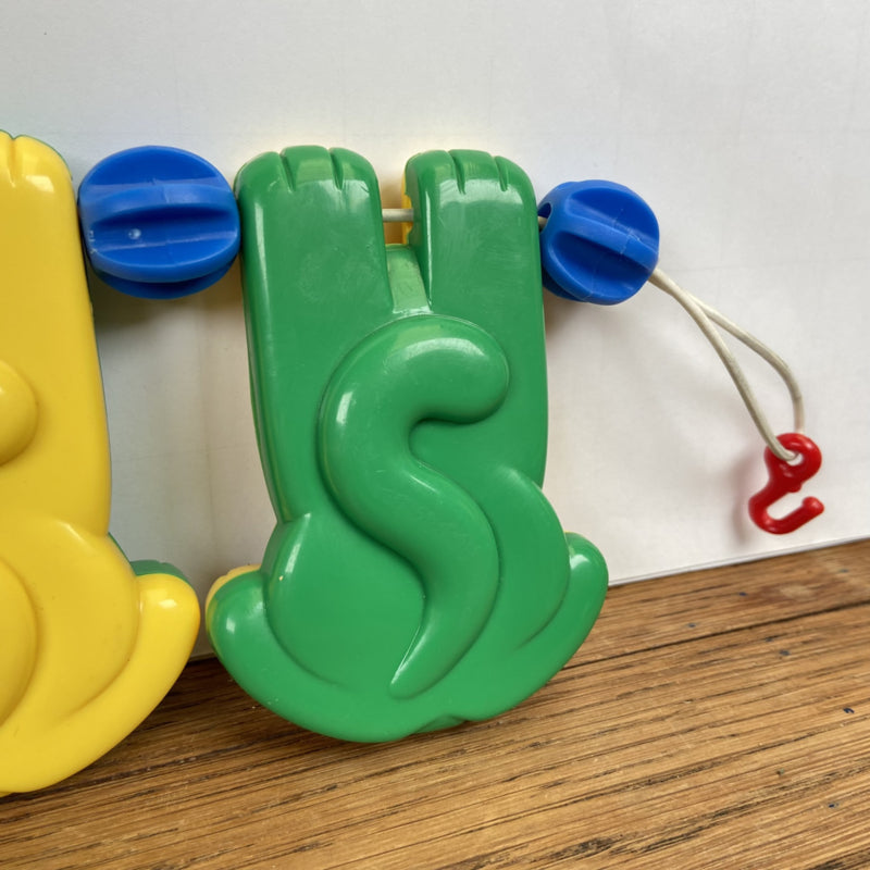 Vintage wagenspanner met poesjes