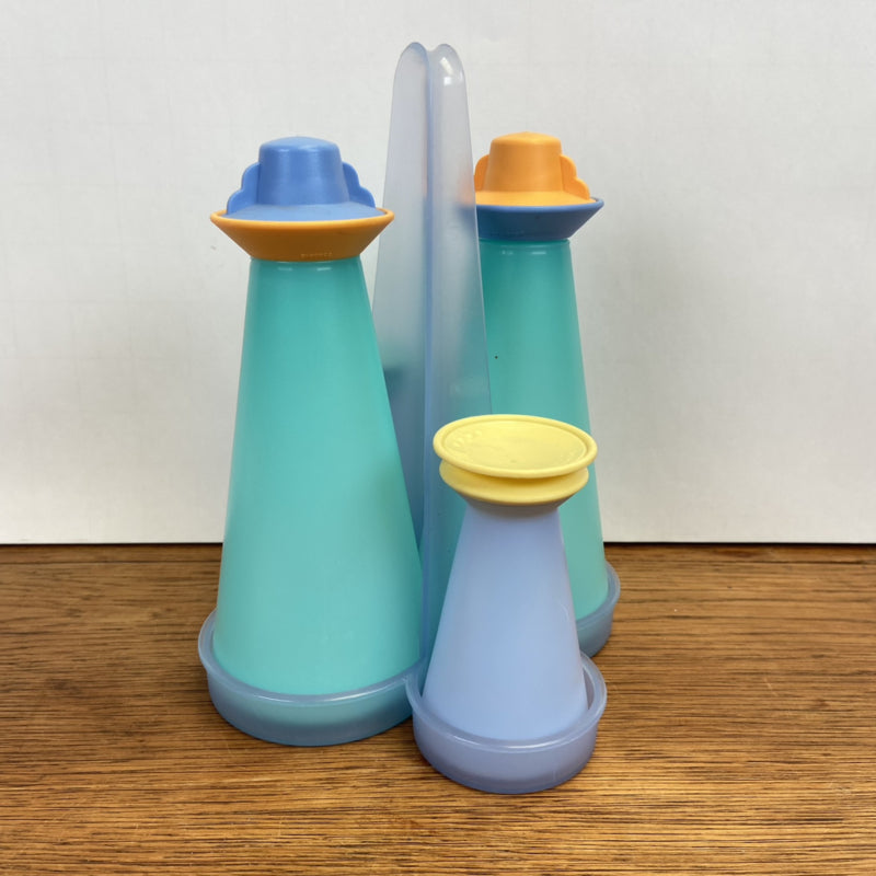Tupperware tafelset olie azijn peper en zout