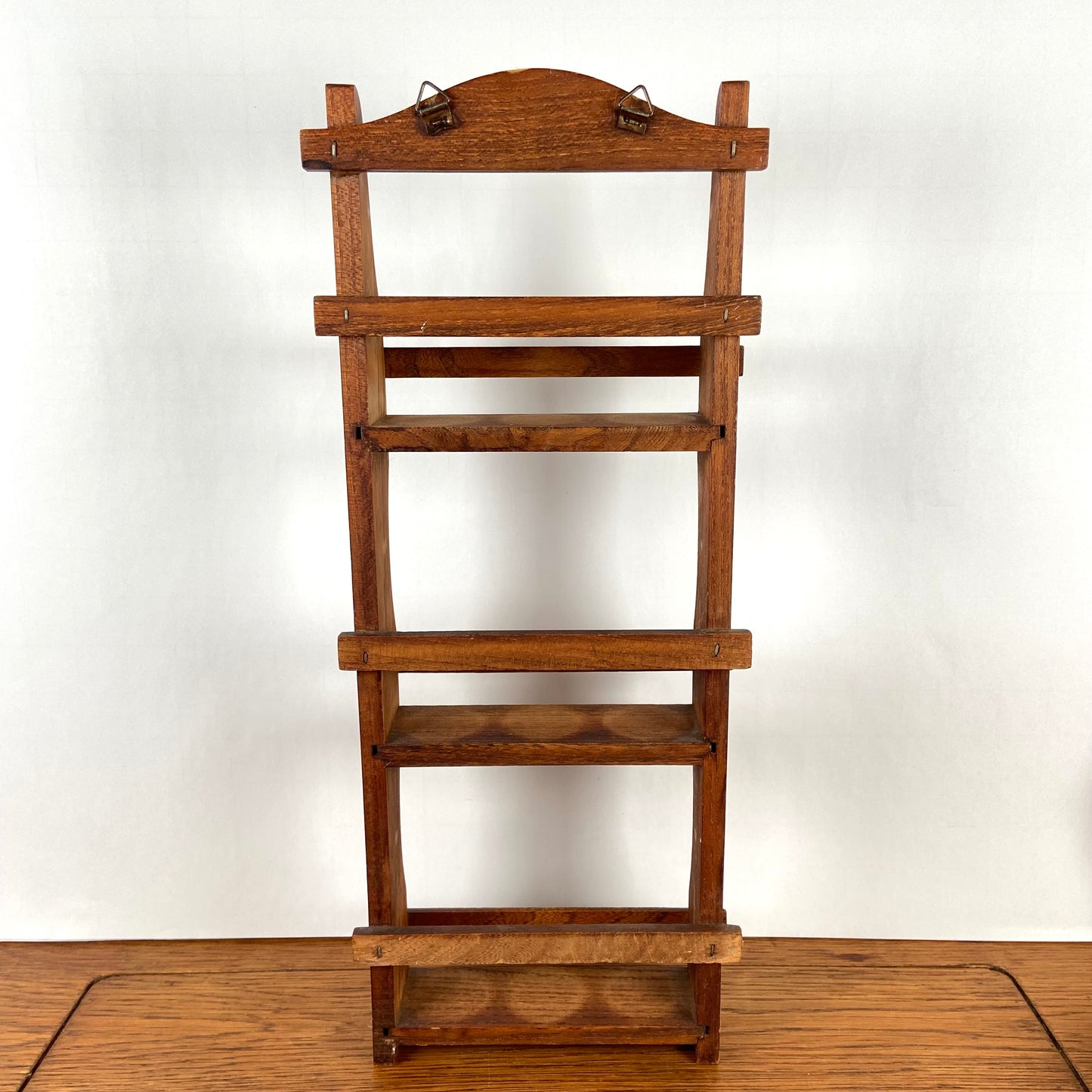 Vintage houten kruidenrekje