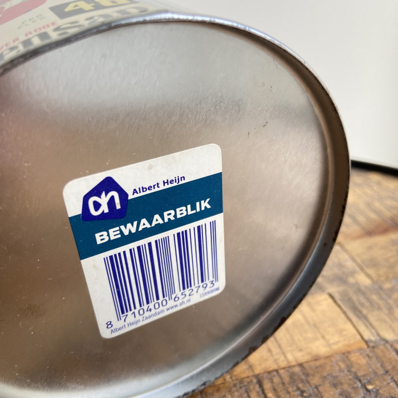 Retro Albert Heijn blik