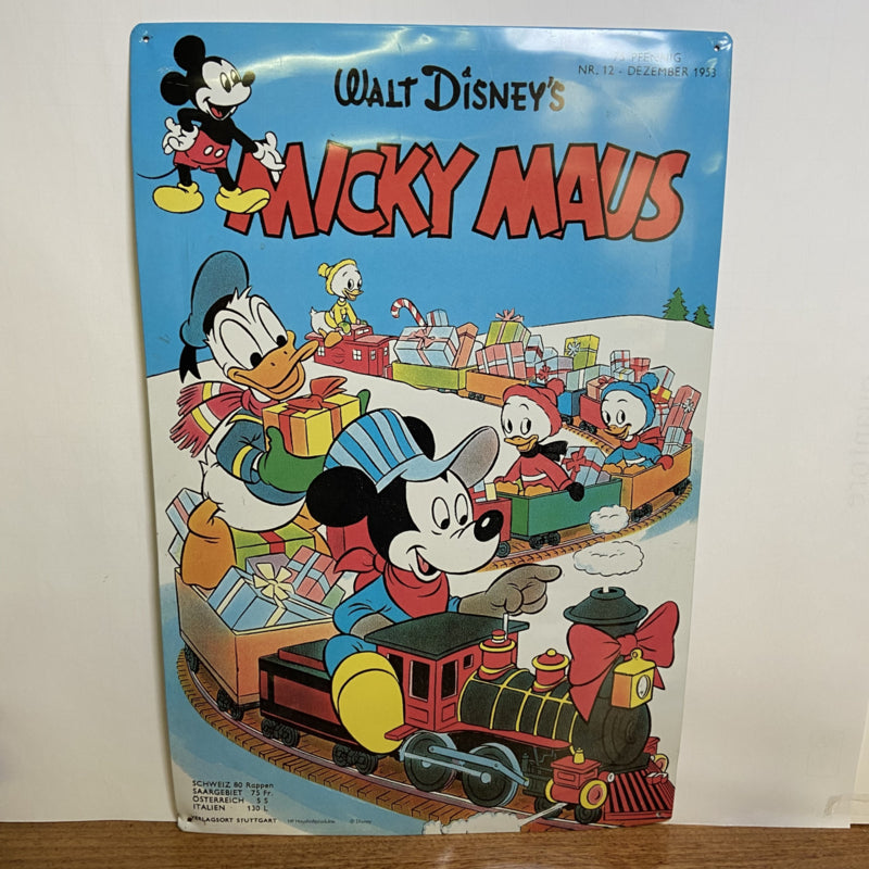 Metalen Disney bord