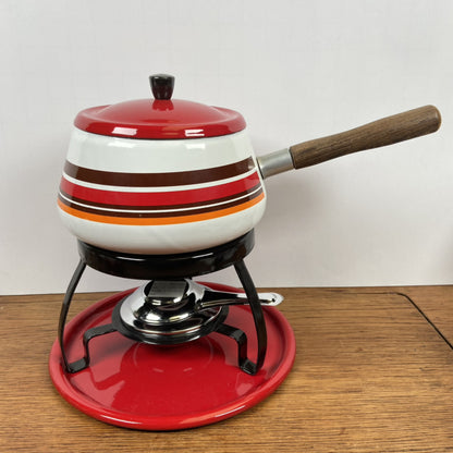 Vintage fondue pan