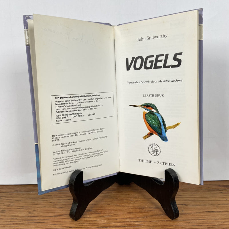 Vintage vogelboek