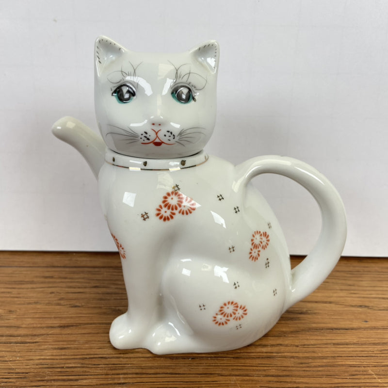 Vintage theepot kat