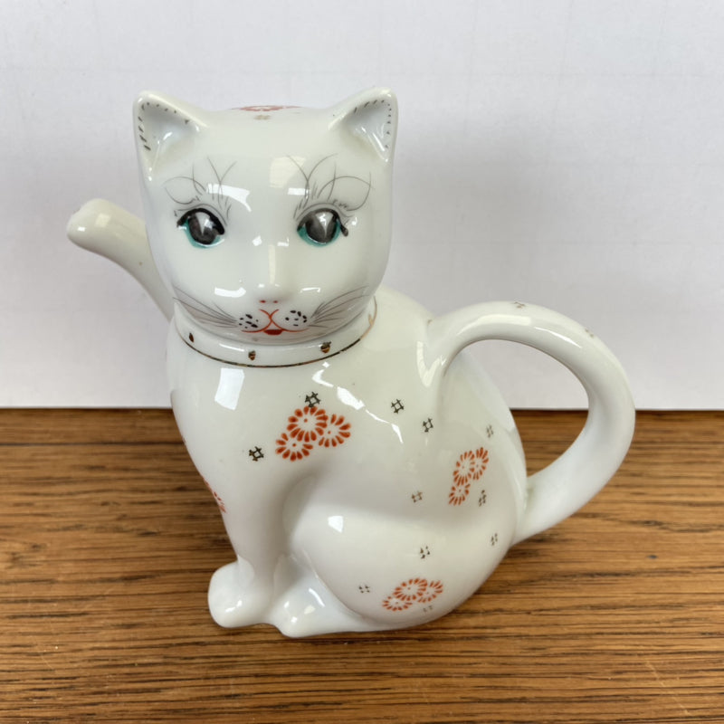 Vintage theepot kat
