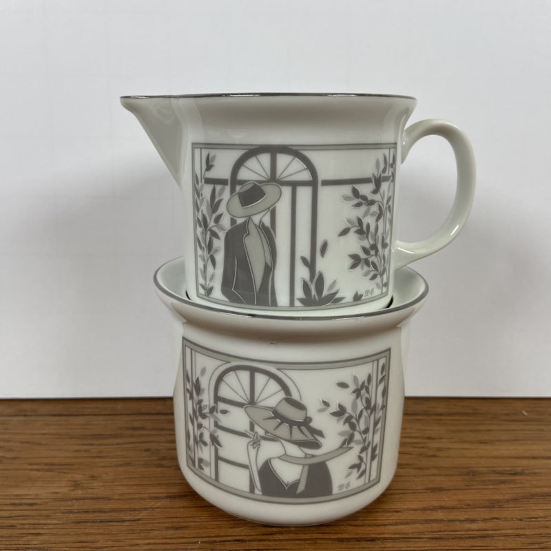 Douwe Egberts melk en suiker set Monaco