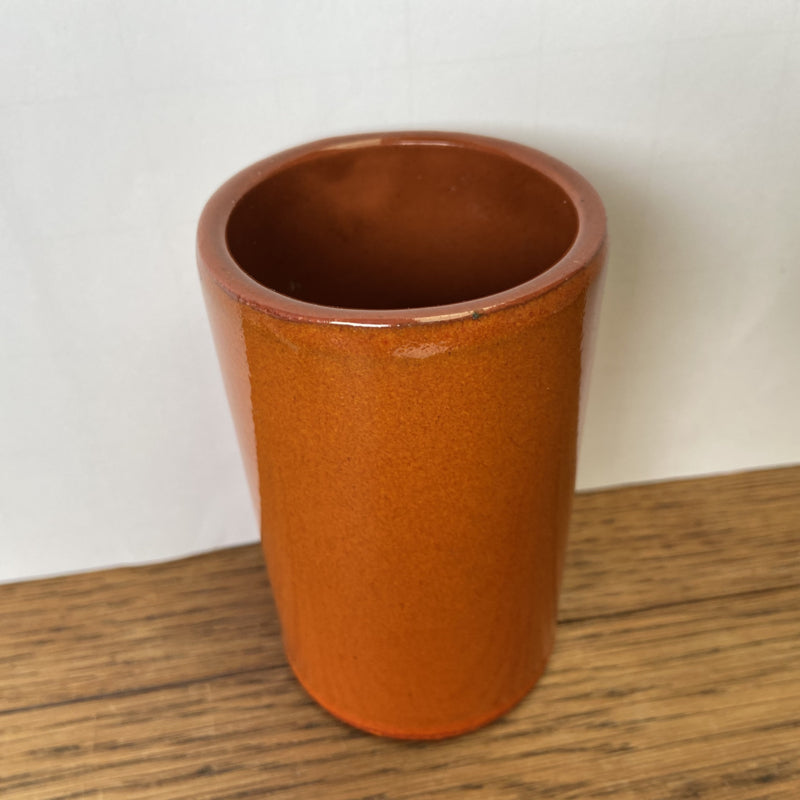 Vintage oranje vaasje