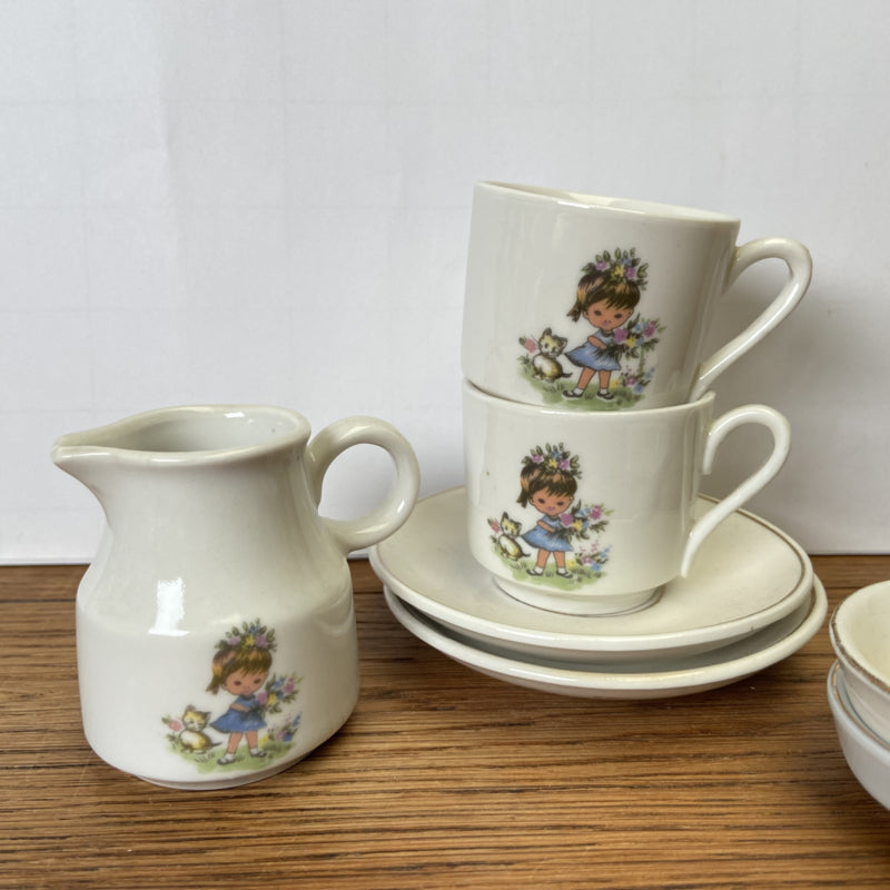 Vintage kinderserviesje