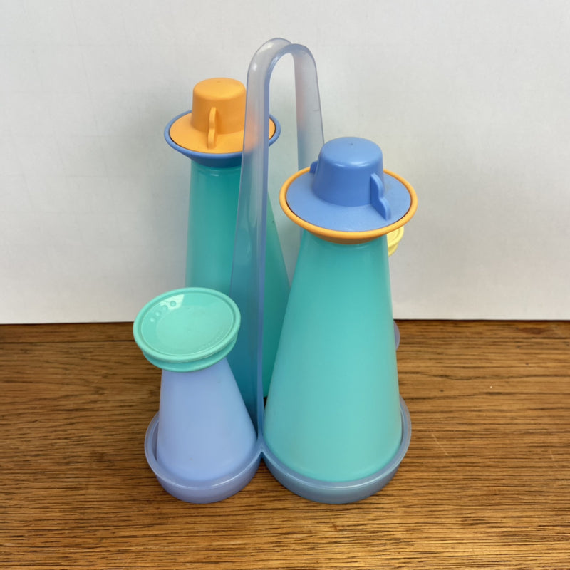 Tupperware tafelset olie azijn peper en zout