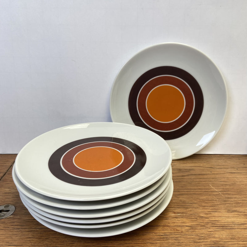vintage ontbijtbordjes