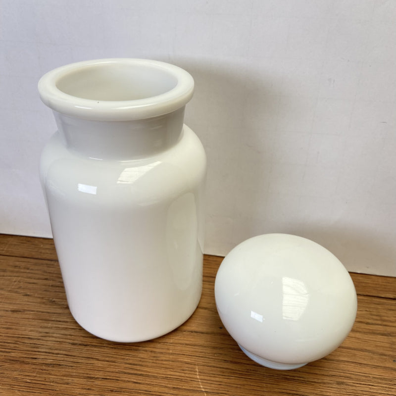 Vintage witte apothekerspot