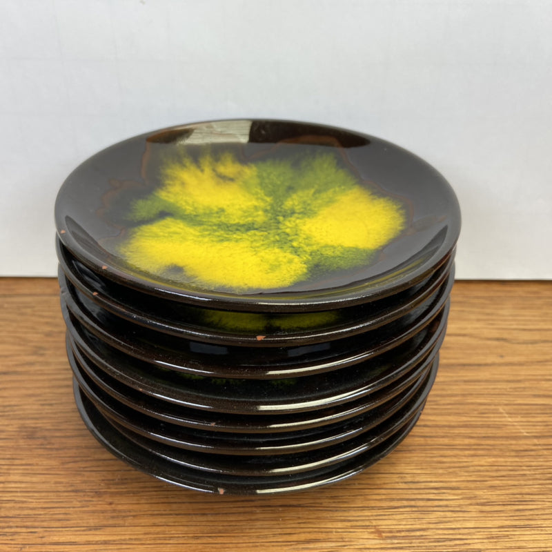 Vintage gebaksbordjes Fat Lava