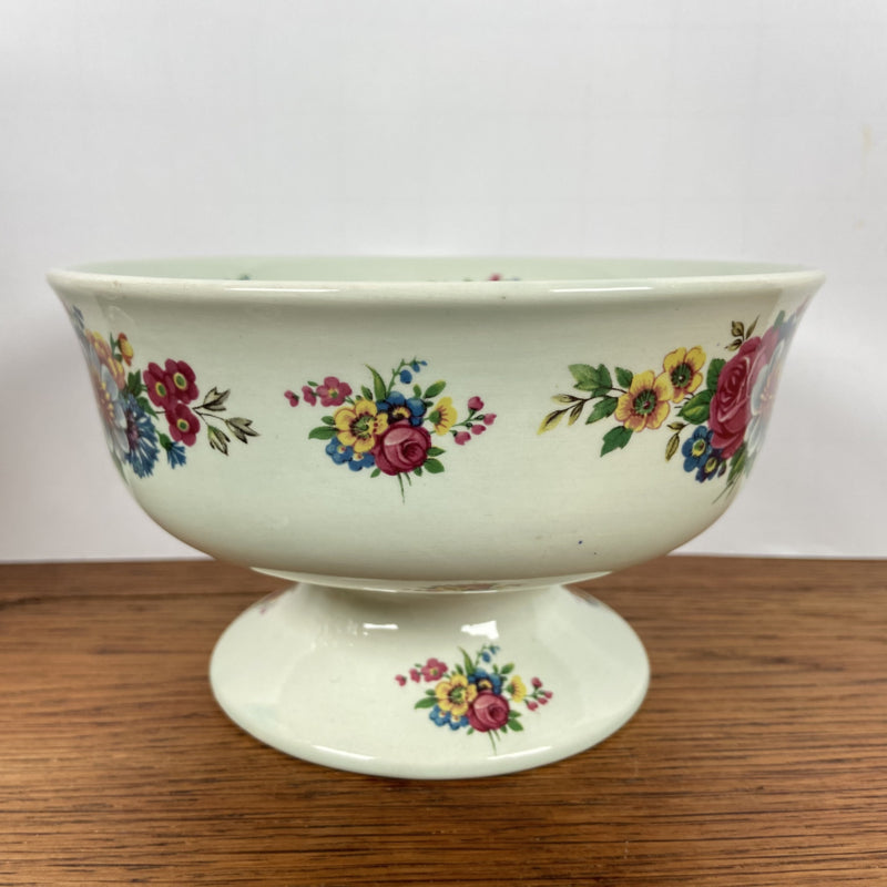 Vintage bloempot op voet