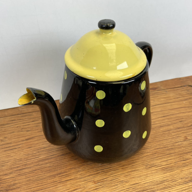 Vintage emaille theepot