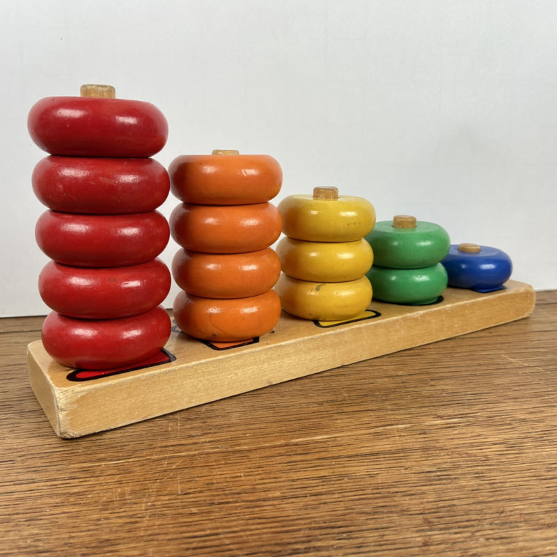 Houten speelgoed leren tellen