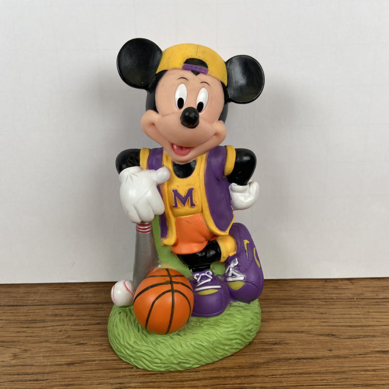 Vintage spaarpot Mickey Mouse sport