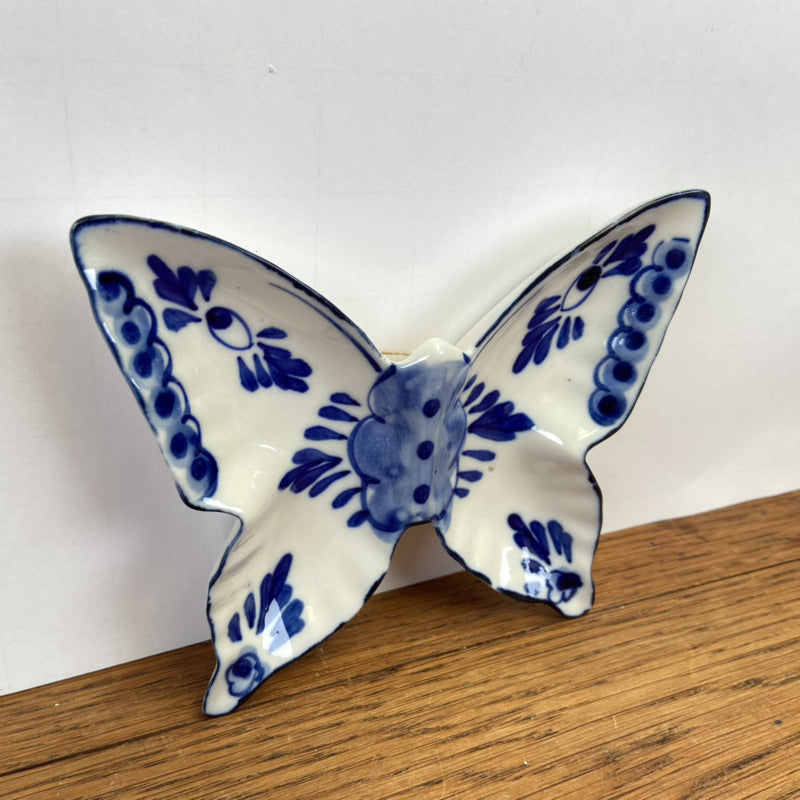 Vlinder schaaltje Delfts blauw