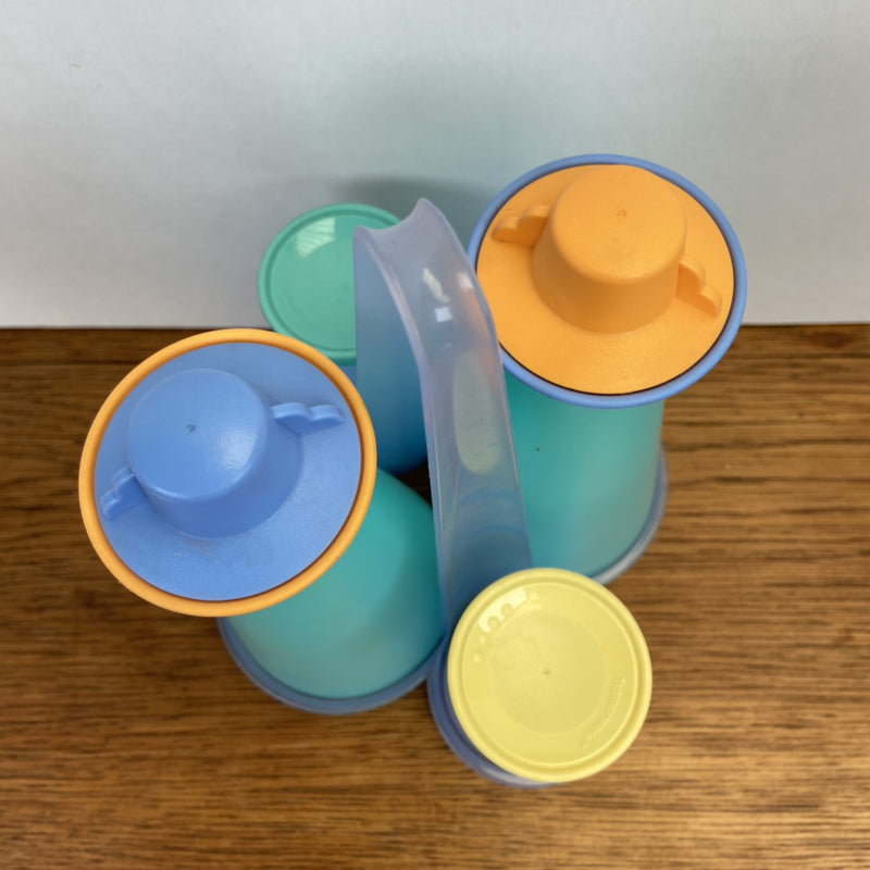 Tupperware tafelset olie azijn peper en zout
