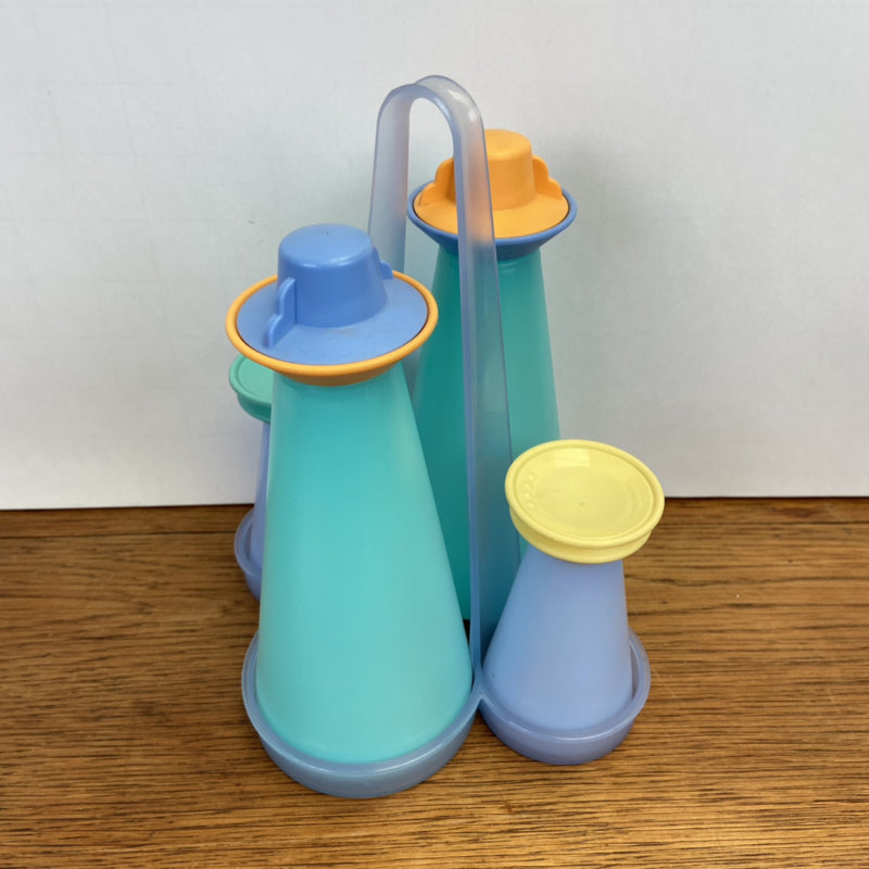 Tupperware tafelset olie azijn peper en zout