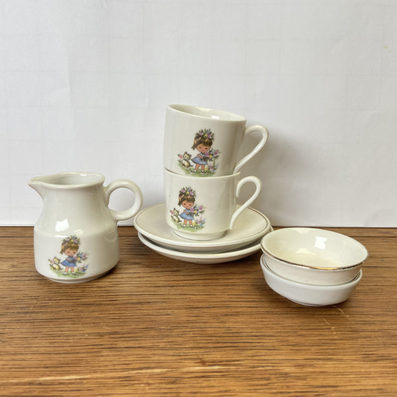 Vintage kinderserviesje