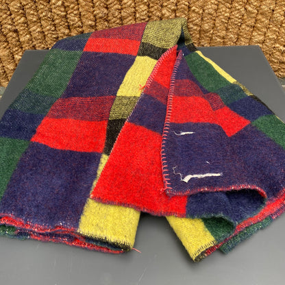Vintage gekleurde deken