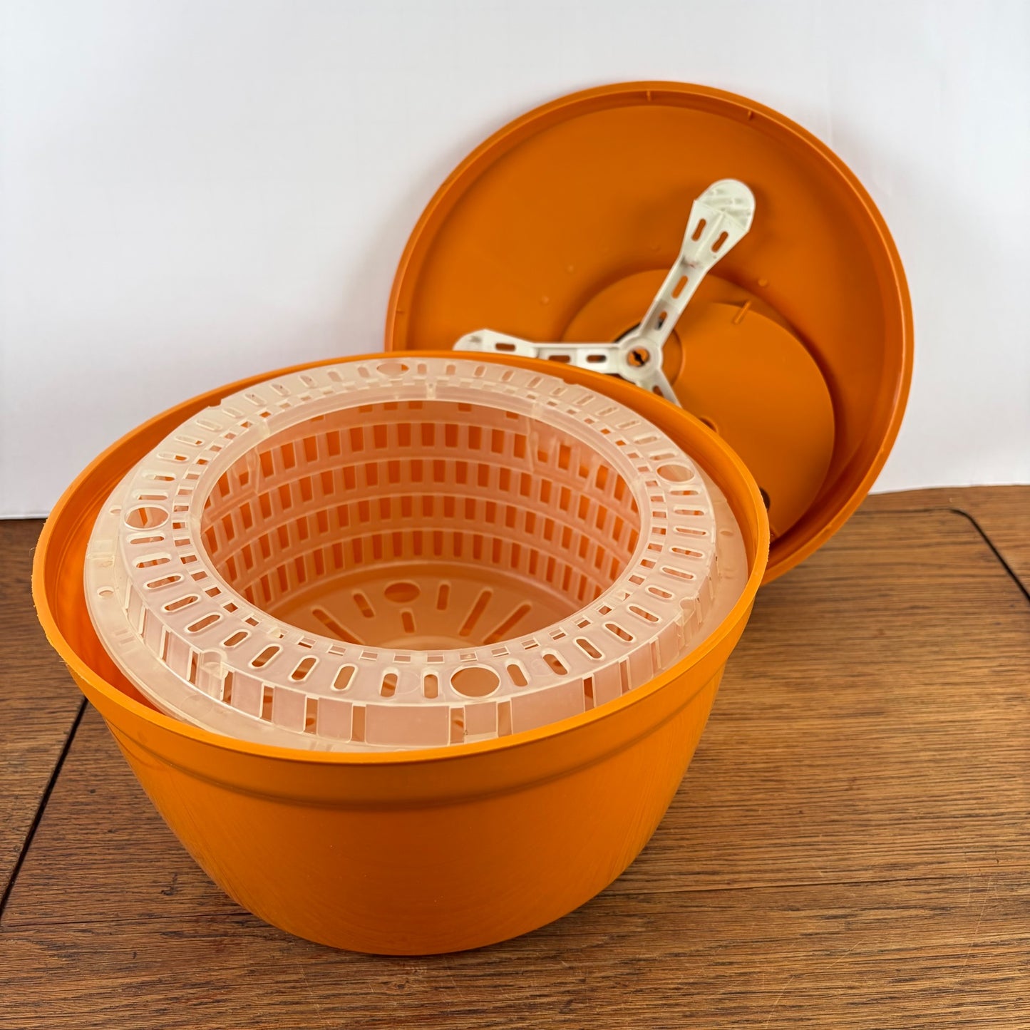 Vintage Moulinex slacentrifuge oranje
