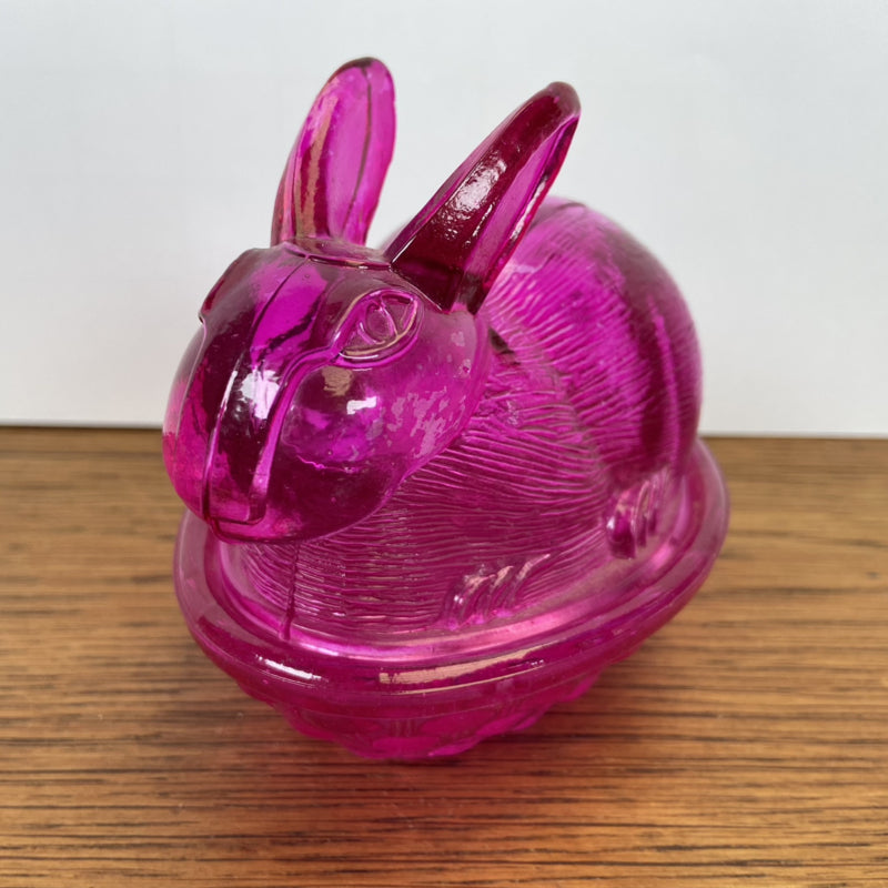 Roze bonbonniere konijn