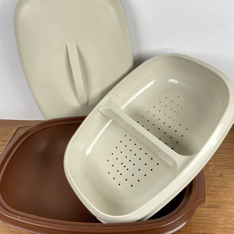 Vintage tupperware groente stomer