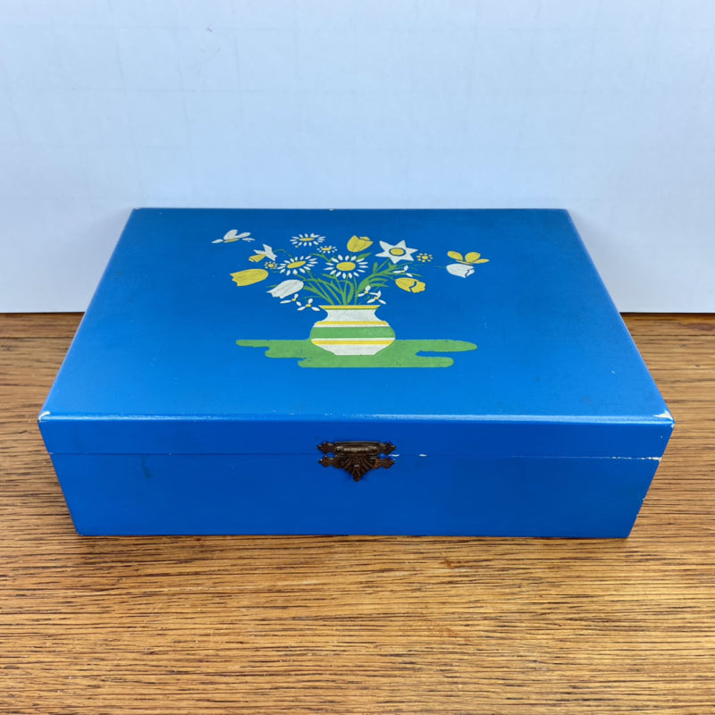 Houten opberg doosje