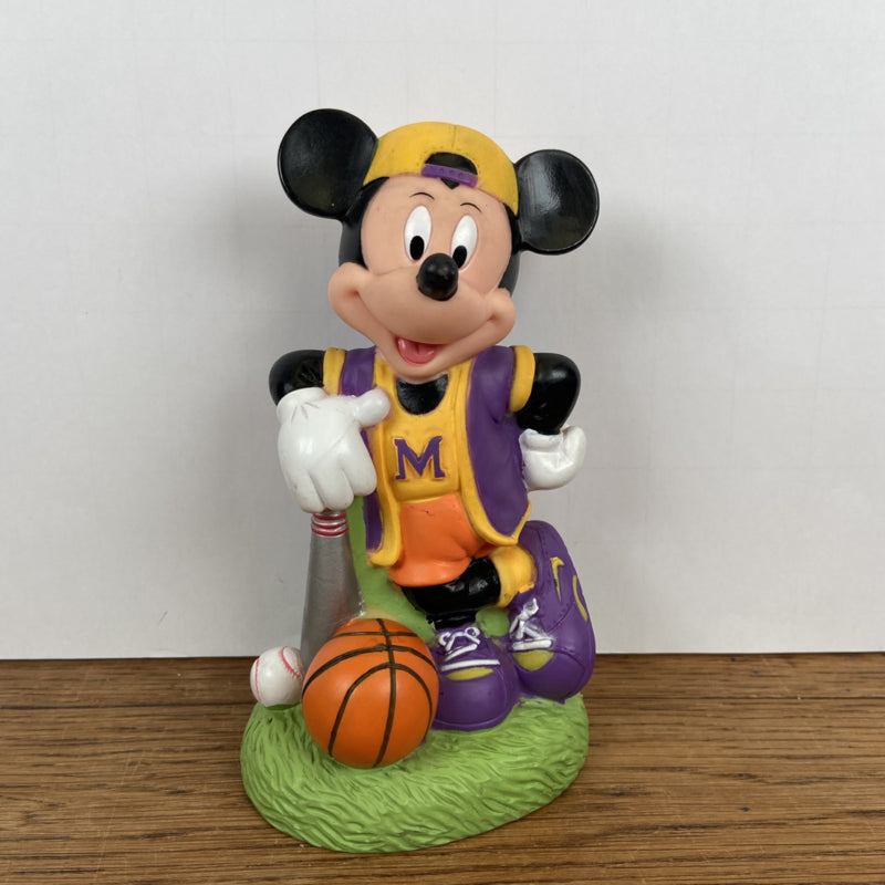 Vintage spaarpot Mickey Mouse sport