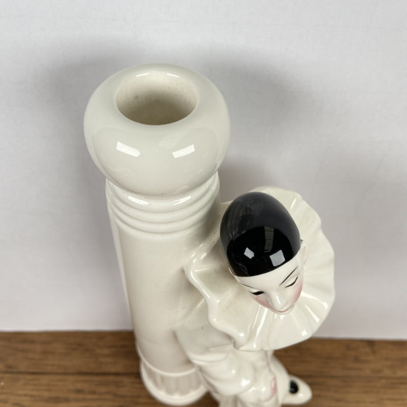 Vintage kaarsenstandaard Pierrot