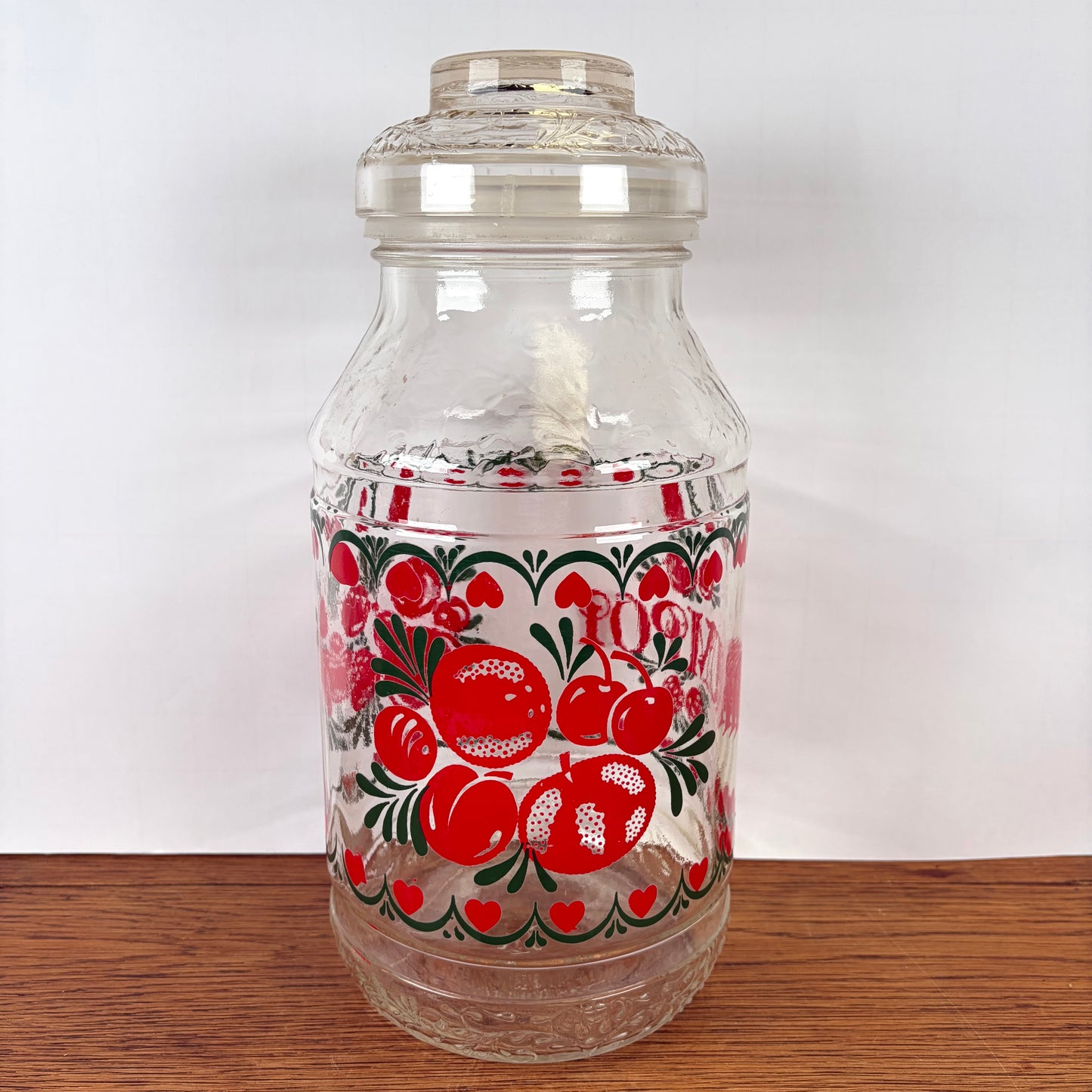 Vintage glazen rumpot