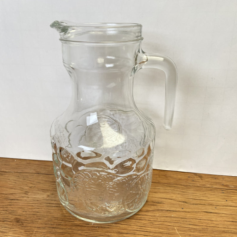 Glazen vintage waterkan