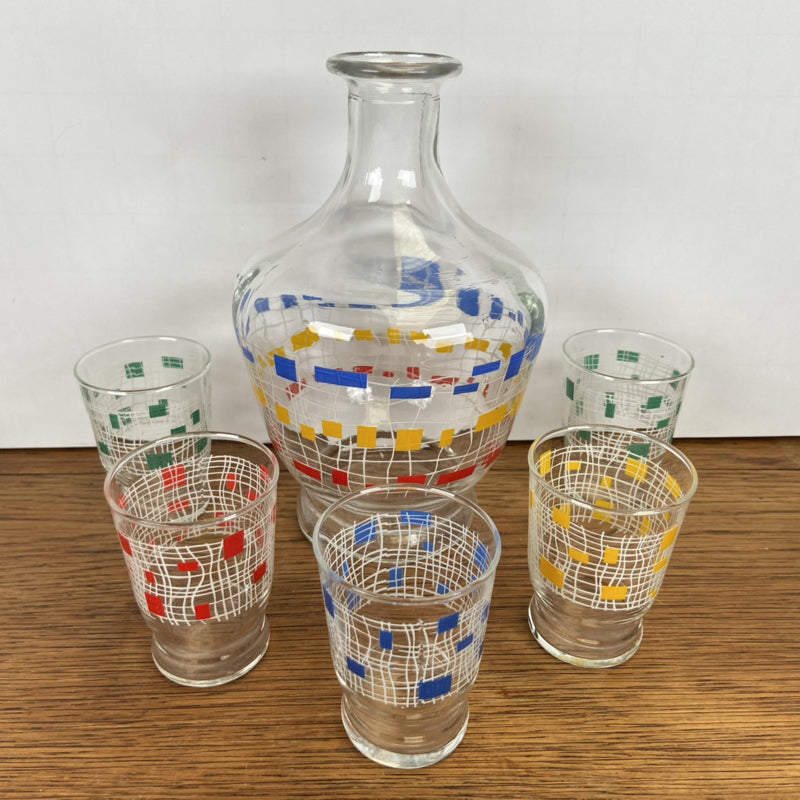 Vintage borrelset