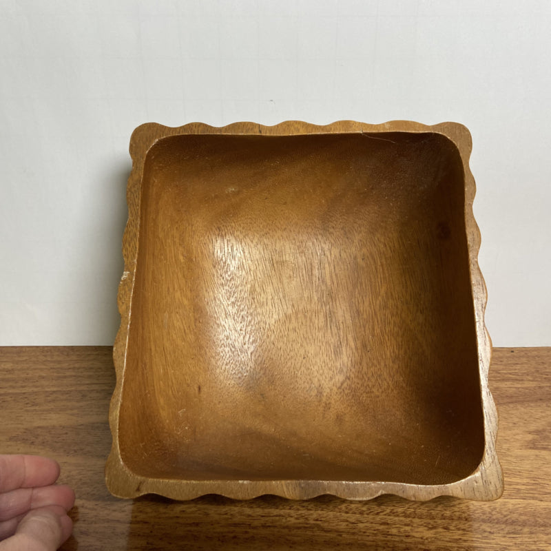 Vintage houten schaal
